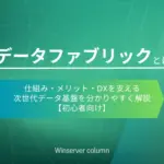 データファブリックとは？仕組み・メリット・DXを支える次世代データ基盤をわかりやすく解説するWinserverのコラム画像